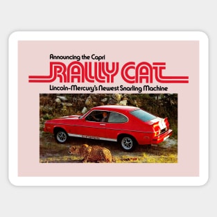 CAPRI RALLY CAT - advert Sticker